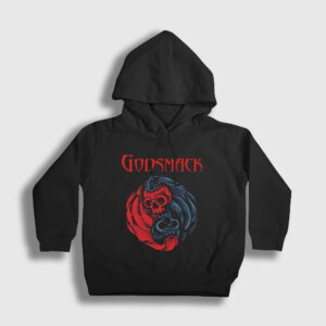 Balance Rock Müzik Godsmack Çocuk Kapşonlu Sweatshirt siyah