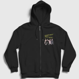 Band 5 Seconds Of Summer Fermuarlı Kapşonlu Sweatshirt siyah