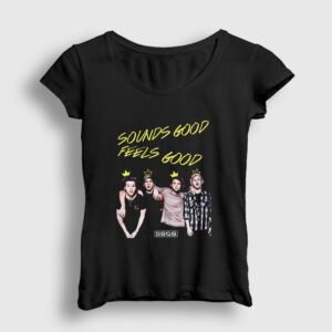 Band 5 Seconds Of Summer Kadın Tişört siyah