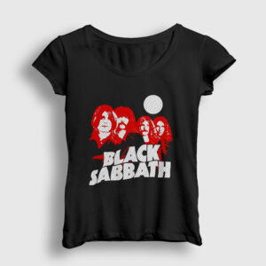 Band Black Sabbath Kadın Tişört siyah