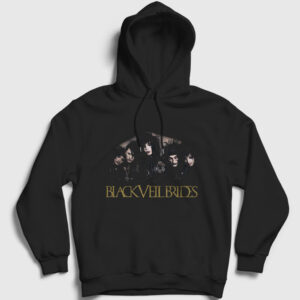 Band Black Veil Brides Kapşonlu Sweatshirt siyah