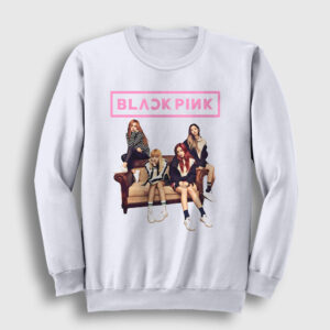 Band Blackpink Sweatshirt beyaz