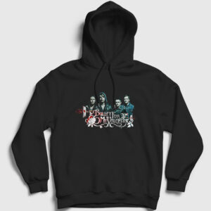 Band Bullet For My Valentine Kapşonlu Sweatshirt siyah