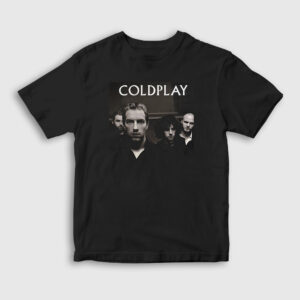 Band Coldplay Çocuk Tişört siyah