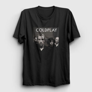 Band Coldplay Tişört siyah