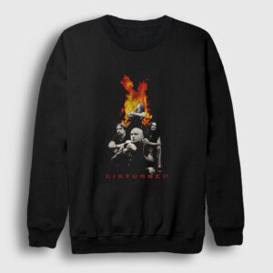 Band Disturbed Sweatshirt siyah