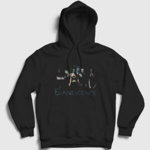 Band Evanescence Kapşonlu Sweatshirt siyah