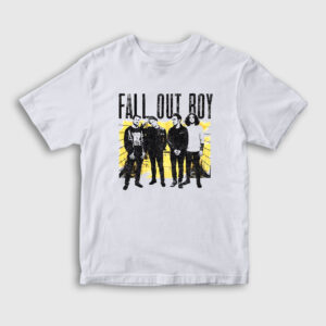 Band Fall Out Boy Çocuk Tişört beyaz