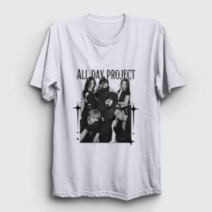 Band K-Pop AllDay Project Tişört beyaz
