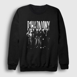 Band K-Pop P1Harmony Sweatshirt Siyah