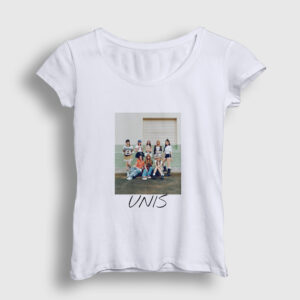 Band K Pop Unis Kadın Tişört beyaz