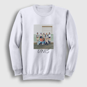 Band K Pop Unis Sweatshirt beyaz