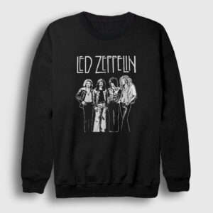 Band Led Zeppelin Sweatshirt siyah