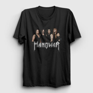 Band Manowar Tişört siyah