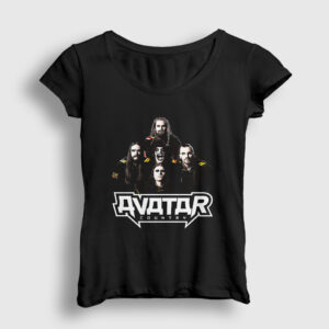 Band Metal Avatar Kadın Tişört siyah