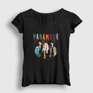 Band Müzik Paramore Kadın Tişört siyah