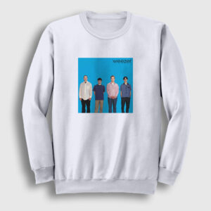 Band Müzik Weezer Sweatshirt beyaz