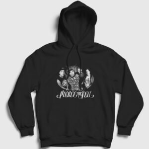 Band Pierce The Veil Kapşonlu Sweatshirt siyah