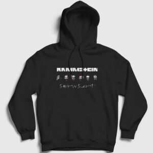 Band Rammstein Kapşonlu Sweatshirt