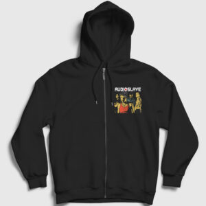 Band Rock Audioslave Fermuarlı Kapşonlu Sweatshirt