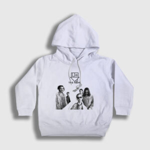 Band The Neighbourhood Çocuk Kapşonlu Sweatshirt beyaz