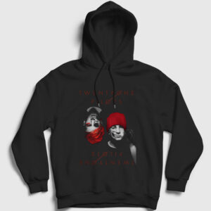 Band Twenty One Pilots Kapşonlu Sweatshirt siyah