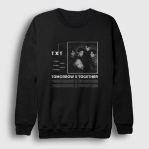 Band Txt Tomorrow X Together Sweatshirt siyah
