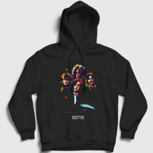 Band V2 Led Zeppelin Kapşonlu Sweatshirt