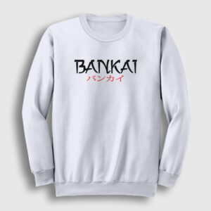 Bankai Anime Bleach Sweatshirt beyaz