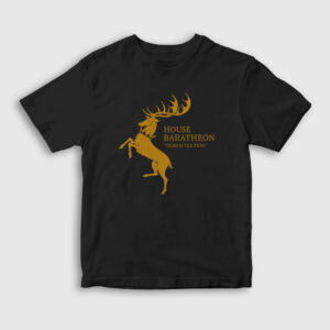 Baratheon Game Of Thrones Çocuk Tişört siyah