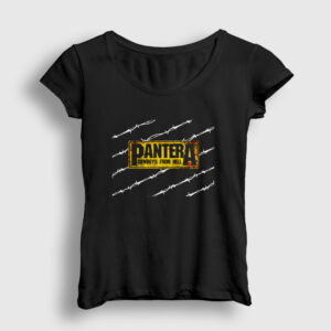 Barbed Pantera Kadın Tişört siyah