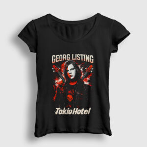 Bass Guitar Georg Listing Tokio Hotel Kadın Tişört siyah
