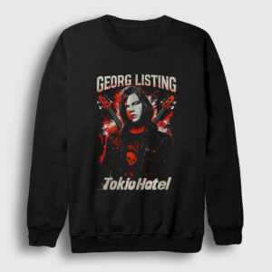 Bass Guitar Georg Listing Tokio Hotel Sweatshirt siyah