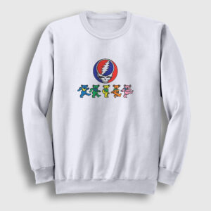 Bears Grateful Dead Sweatshirt beyaz