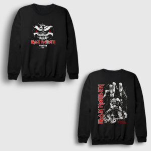 Beast Metal Iron Maiden Sırt Baskılı Sweatshirt siyah