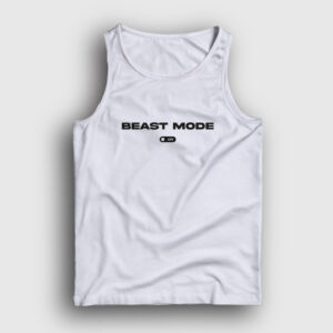 Beast Mode Gym Spor Atlet beyaz