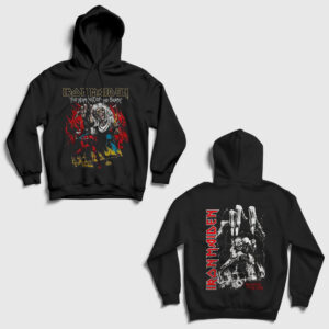 Beast V3 Metal Iron Maiden Sırt Baskılı Kapşonlu Sweatshirt