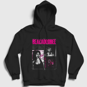 Beatopia Beabadoobee Beatrice Bea Kristi Kapşonlu Sweatshirt siyah