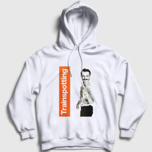 Begbie Film Trainspotting Kapşonlu Sweatshirt beyaz