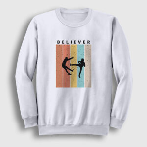 Believer Imagine Dragons Sweatshirt beyaz