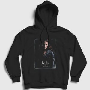 Bella Swan Twilight Kapşonlu Sweatshirt siyah