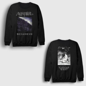 Bergtatt Metal Ulver Sırt Baskılı Sweatshirt siyah