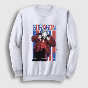 Big Bang Kwon Ji Yong G-Dragon Sweatshirt beyaz
