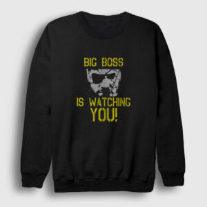 Big Boss Metal Gear Solid Sweatshirt siyah