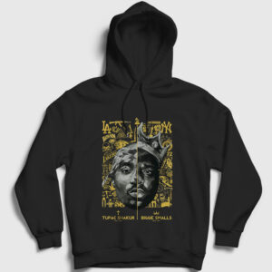 Biggie Smalls Tupac Shakur Kapşonlu Sweatshirt