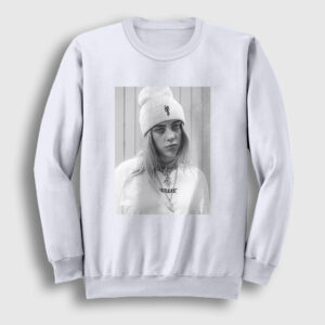 Billie Eilish Sweatshirt beyaz