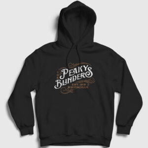 Birmingham Peaky Blinders Kapşonlu Sweatshirt siyah