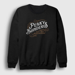 Birmingham Peaky Blinders Sweatshirt siyah