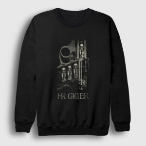 Birth Machine Hr Giger Sweatshirt siyah