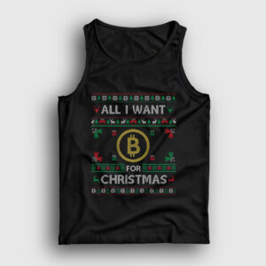 Bitcoin For Christmas Yılbaşı Atlet siyah